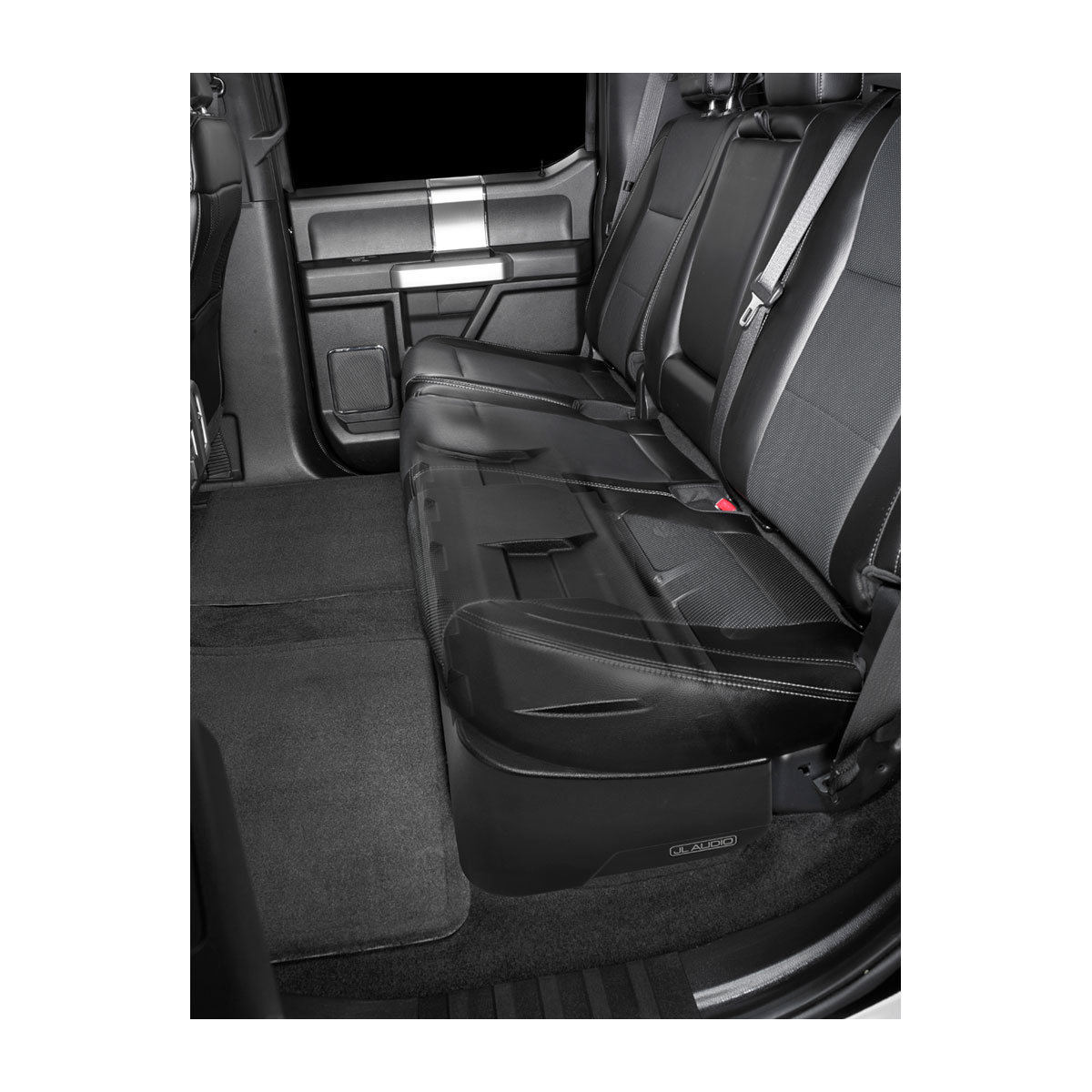 JL Audio Stealthbox® Enclosed Subwoofer for Ford F-150 SuperCrew and F-250/350 Super Duty Crew Cab - Image 3