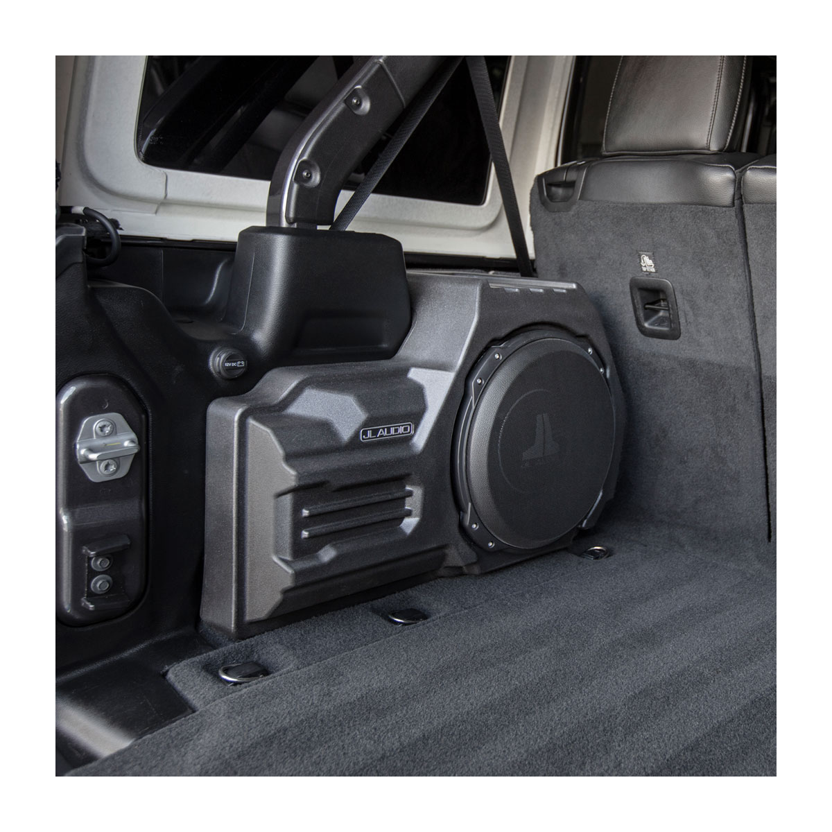 JL Audio Stealthbox® Enclosed Subwoofer for Jeep Wrangler Unlimited - Image 3